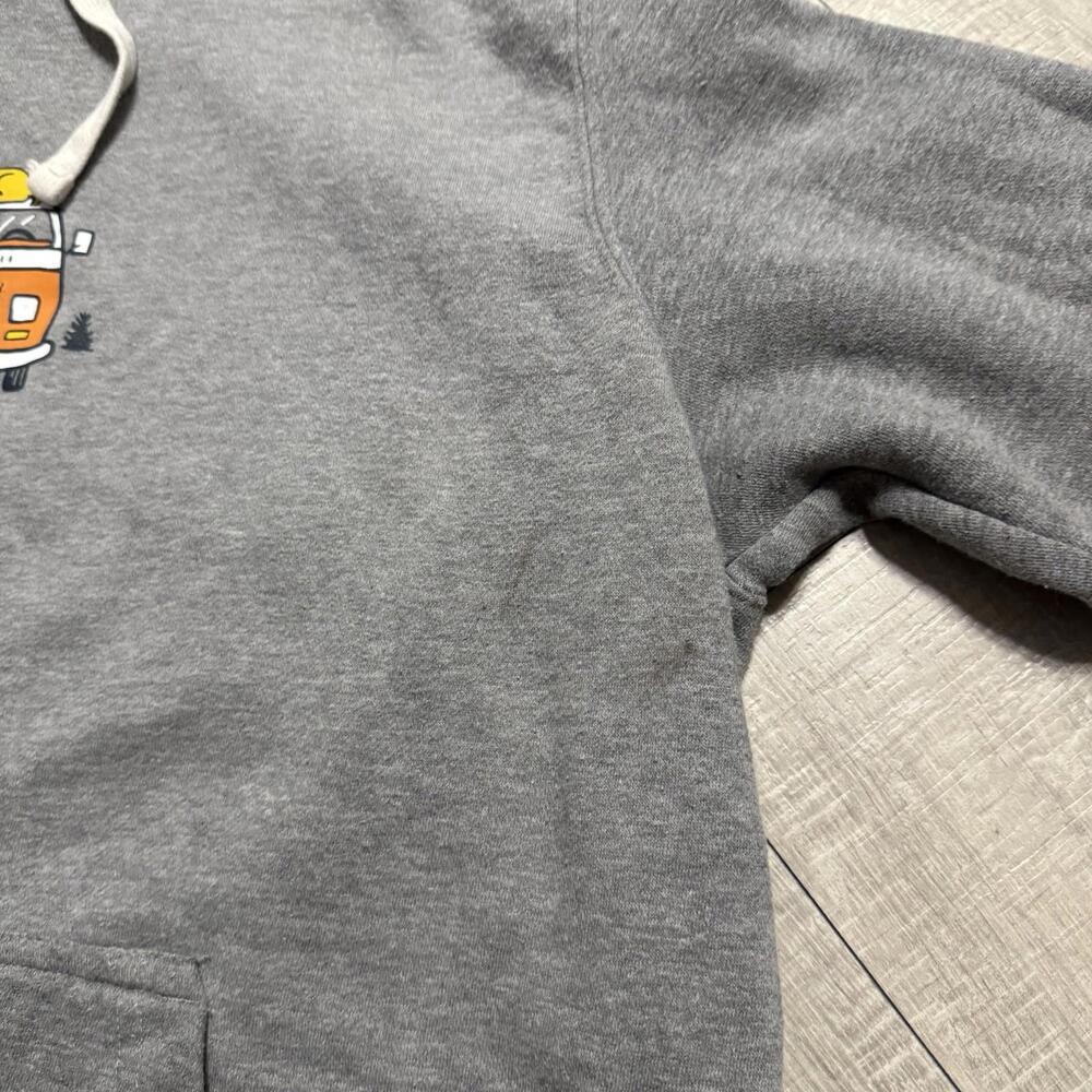 Life Is Good Hoodie Gray Jake Rocket Dog Camping Van Pullover Casaul Men’s Large - Picture 7 of 11
